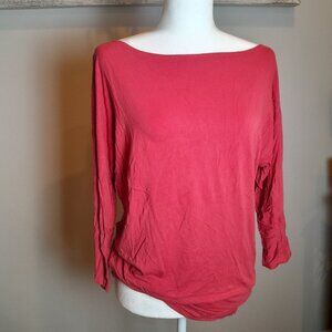 NEW YORK & CO. Coral Most Comfy Top! Some Stretch Great Fitting